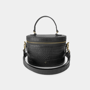Aspen Circle bag Black Croc - Johnny Loves Rosie - JLR London