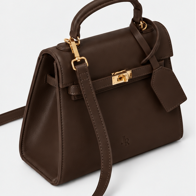Richmond Top handle Tote bag - Dark Brown