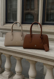 The Hampshire East West bag Tan - JLR London