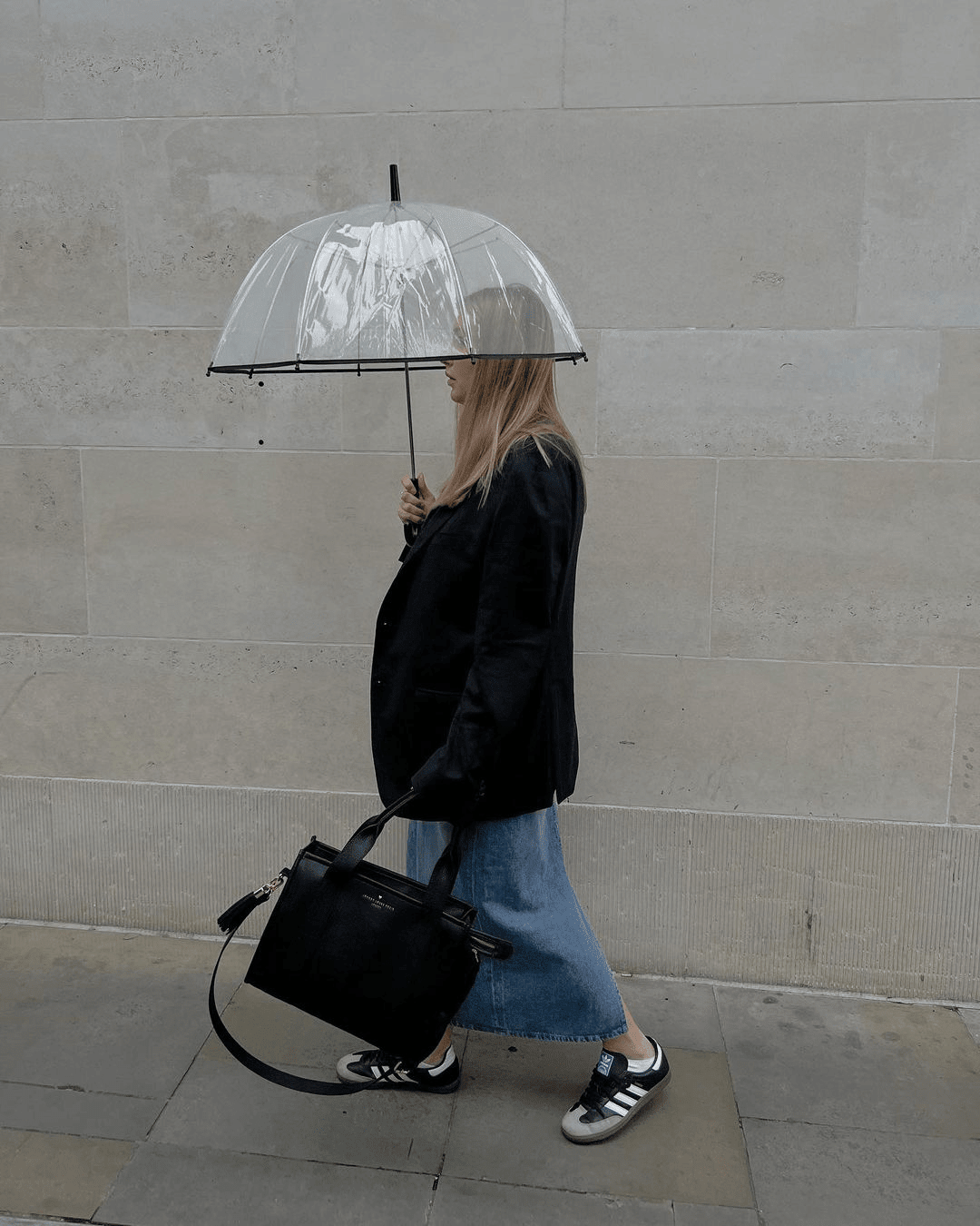 Black Medium Taylor Tote Bag - Vegan Leather *Pre - order* - JLR London