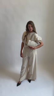 The Hampshire East West bag Dark Tan