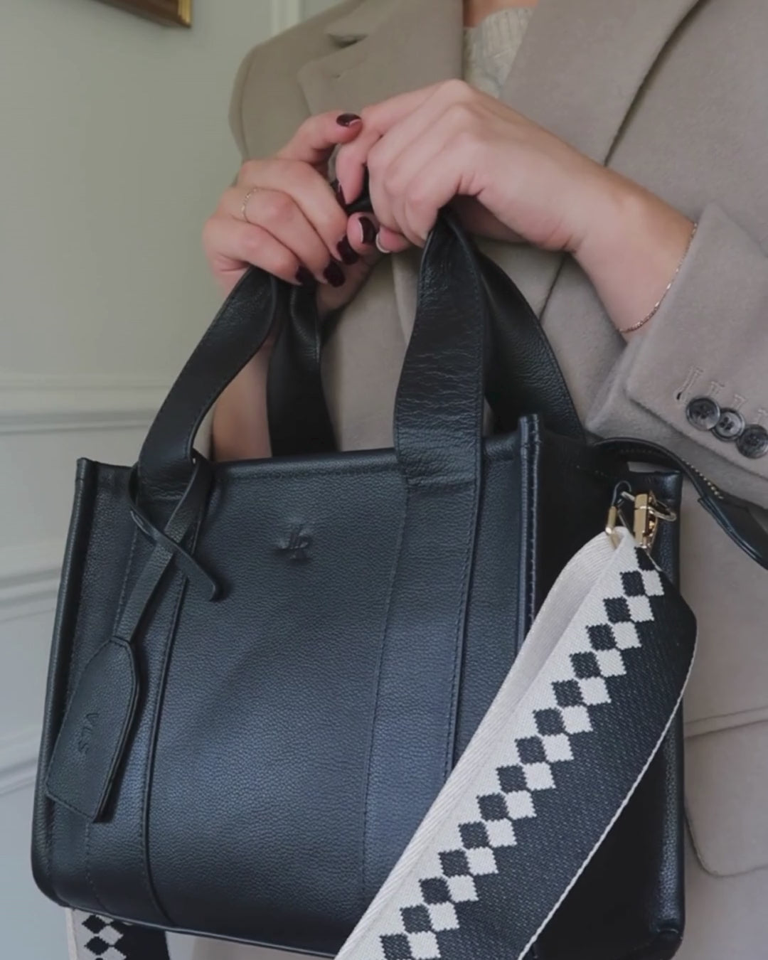 Mini Taylor luxe leather Tote bag