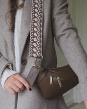 Hampstead Luxe Leather Sling Bag -Tan