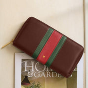 Brown Stripe Rowan long Purse - Johnny Loves Rosie - JLR London