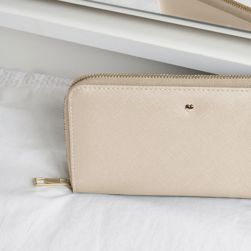 Ecru Riley Long Purse - Johnny Loves Rosie - JLR London