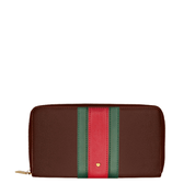 Brown Stripe Rowan long Purse - Johnny Loves Rosie - JLR London