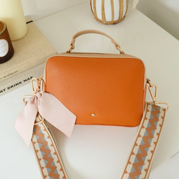Orange Block Hudson Crossbody Bag - Johnny Loves Rosie - JLR London