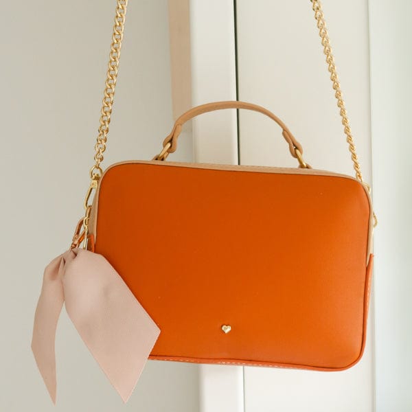Orange Block Hudson Crossbody Bag - Johnny Loves Rosie - JLR London