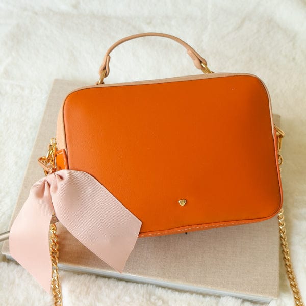 Orange Block Hudson Crossbody Bag - Johnny Loves Rosie - JLR London