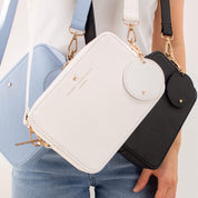 White Circle Keyring - Johnny Loves Rosie - JLR London