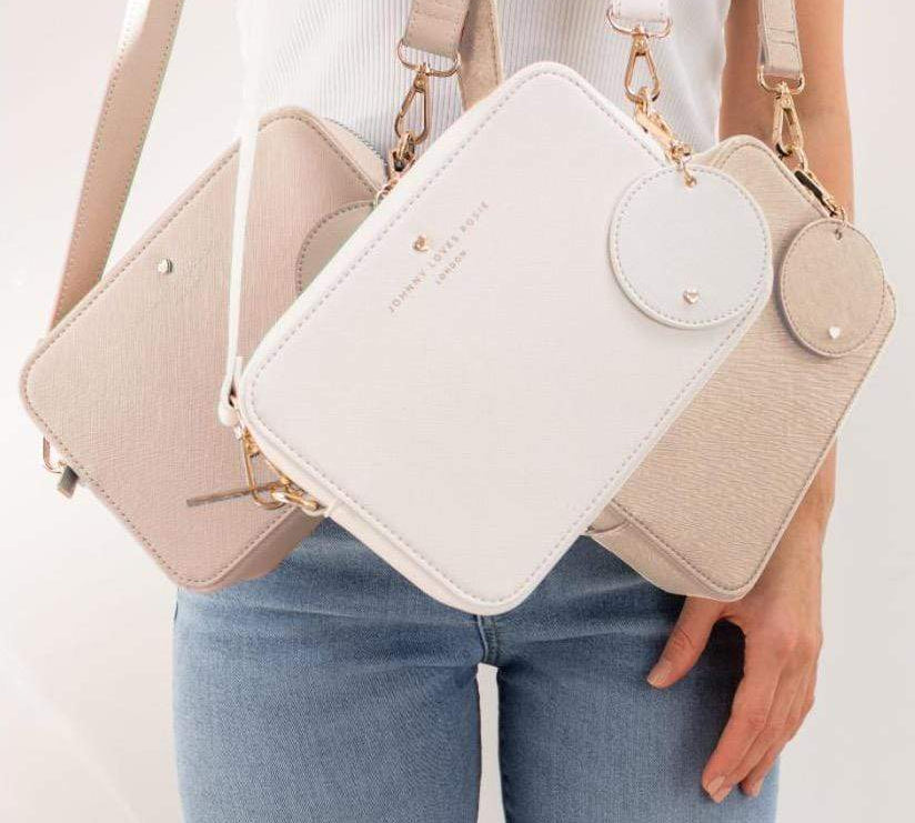 Ecru Original Arlo Circle Keyring - Johnny Loves Rosie - JLR London