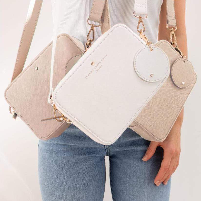 Ecru Original Arlo Circle Keyring - Johnny Loves Rosie - JLR London