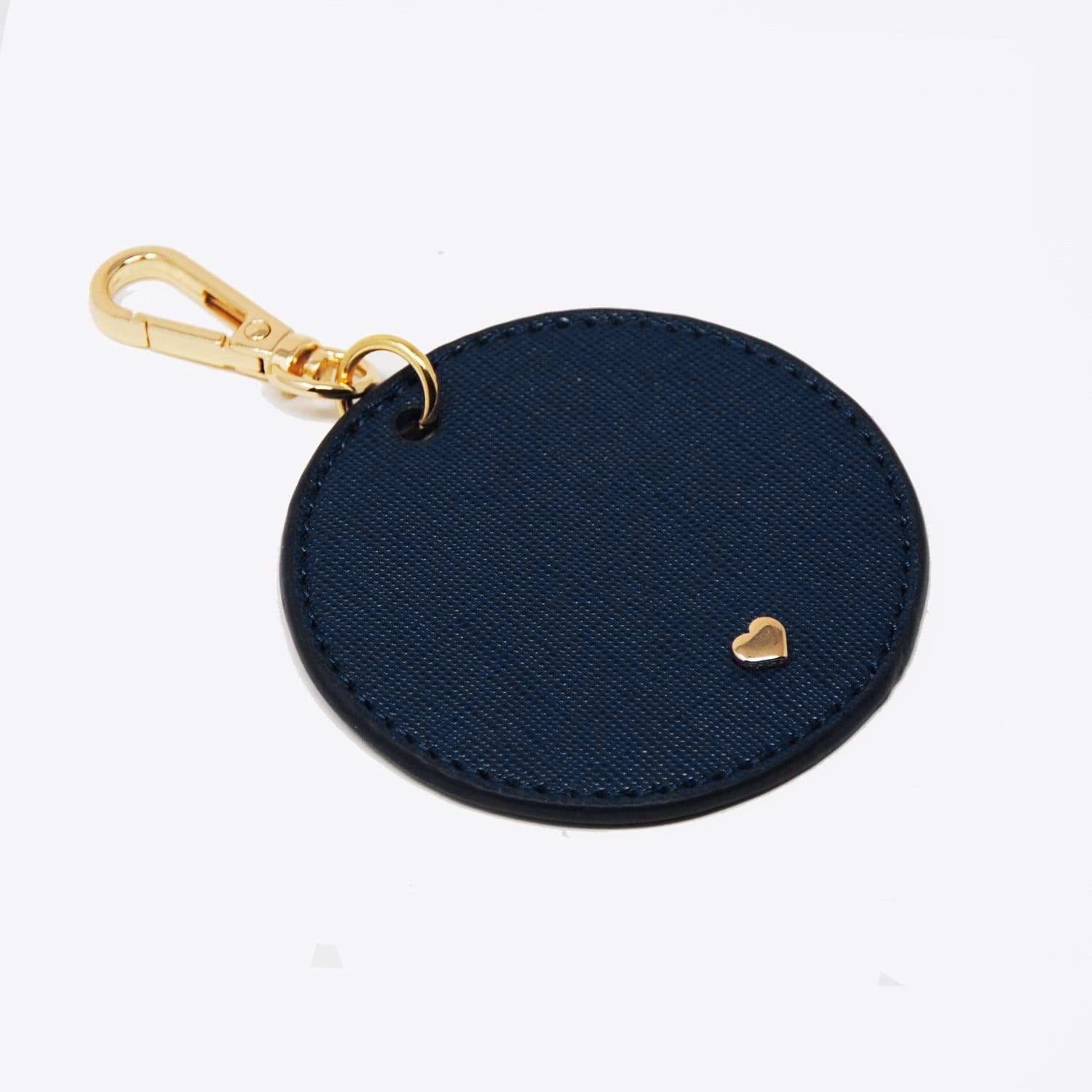 Navy Original Arlo Circle Keyring - Johnny Loves Rosie - JLR London