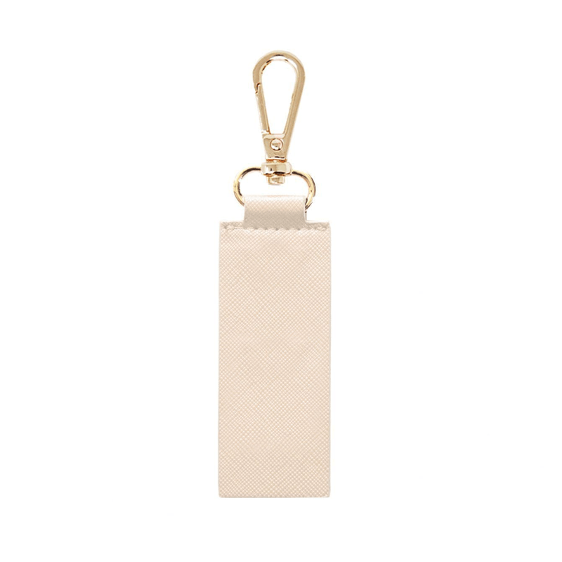 Ecru Archie Rectangle Keyring - Johnny Loves Rosie - JLR London