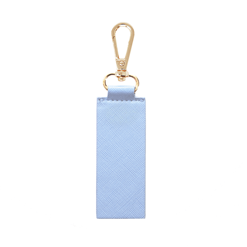 Powder Blue Archie Rectangle Keyring - Johnny Loves Rosie - JLR London