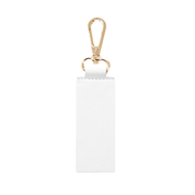 White Archie Rectangle Keyring - Johnny Loves Rosie - JLR London