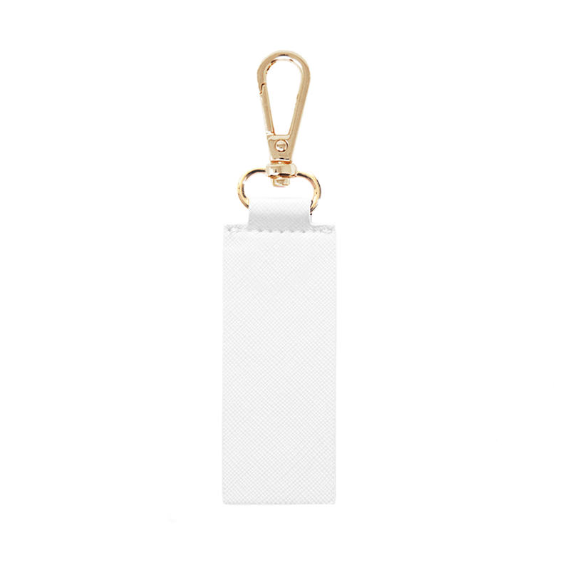 White Archie Rectangle Keyring - Johnny Loves Rosie - JLR London